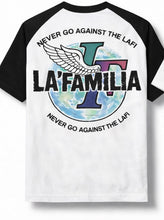 Load image into Gallery viewer, White/Black Sleeve NGAL Tee
